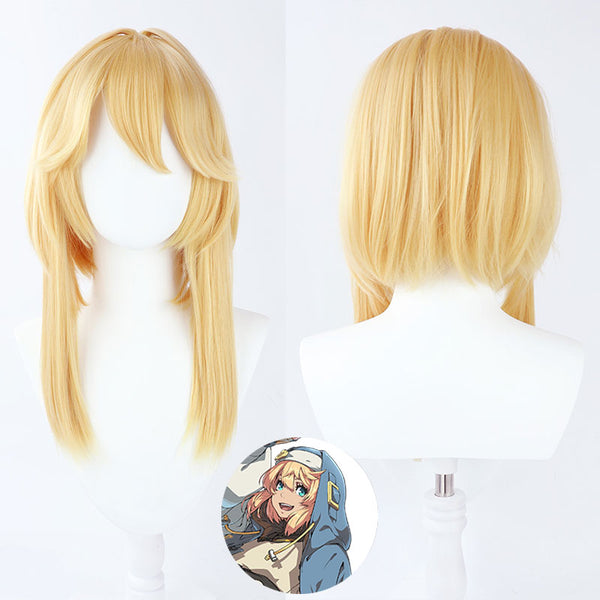 Guilty Gear Strive Bridget Golden Cosplay Wig