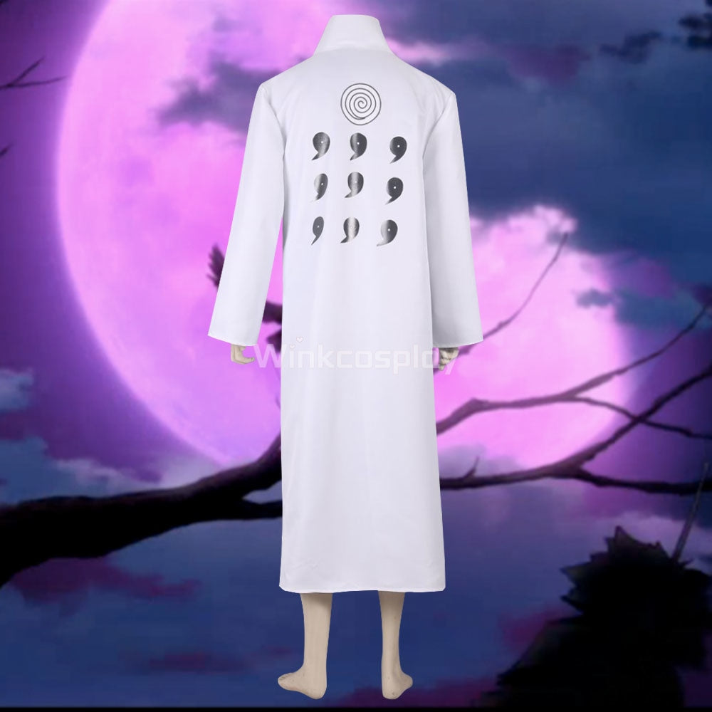 Hagoromo Ōtsutsuki The Sage of the Six Paths Rikudō Sennin from Naruto Halloween Long Coat Cosplay Costume - Winkcosplay