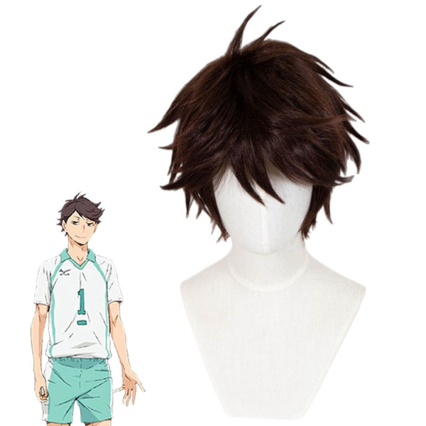 Haikyu!! Haikyuu Tooru Oikawa Brown Cosplay Wig