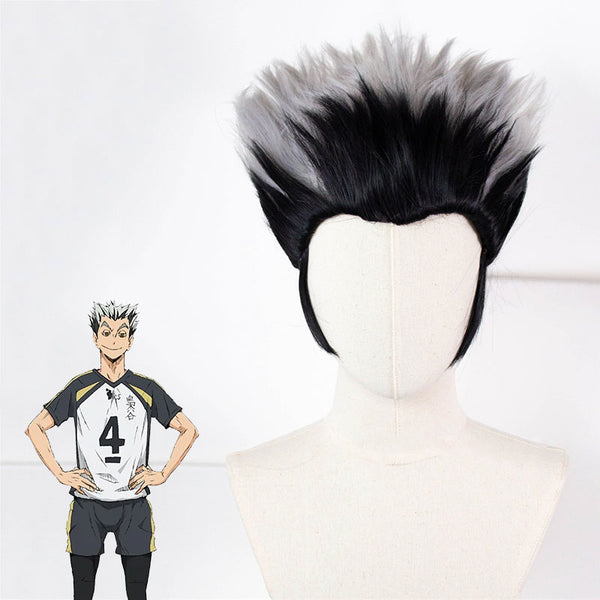 Haikyu!! Haikyuu!! Second Season Kakugawa High Kakugawa Gakuen Koukou Bokuto Koutarou Cosplay Wig