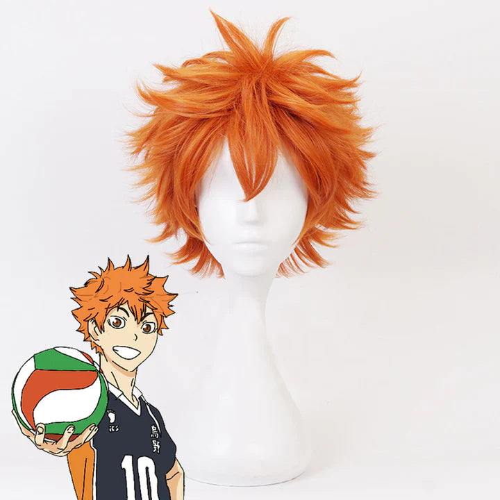 Haikyuu Haikyu!! Hinata Shyouyou Shoyo Hinata Orange Cosplay Wig