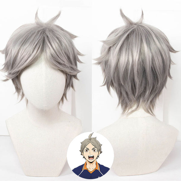 Haikyuu! Kōshi Sugawara Koushi Sugawara Cosplay Wig