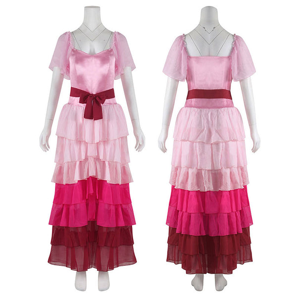 Harry Potter Hermione Granger Hermione Jean Granger Pink Dress Halloween Cosplay Costume
