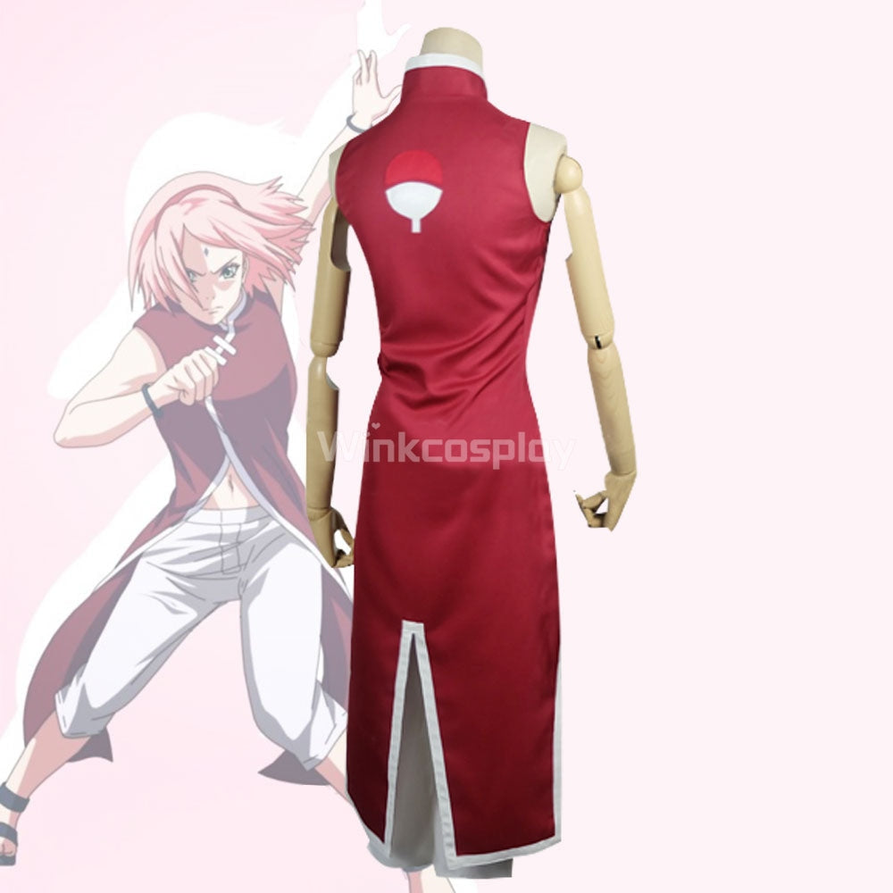 Haruno Sakura from Boruto Naruto Halloween Cosplay Costume - B Edition