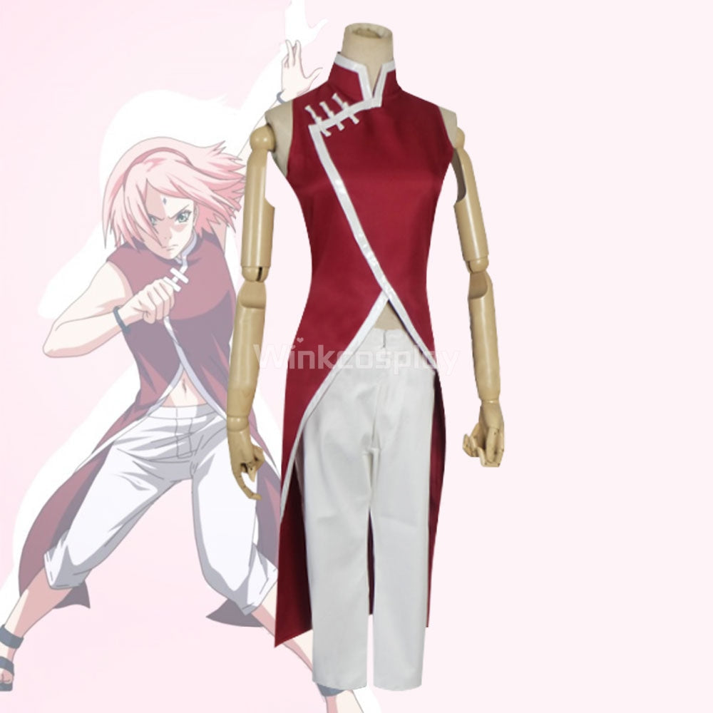 Haruno Sakura from Boruto Naruto Halloween Cosplay Costume - B Edition