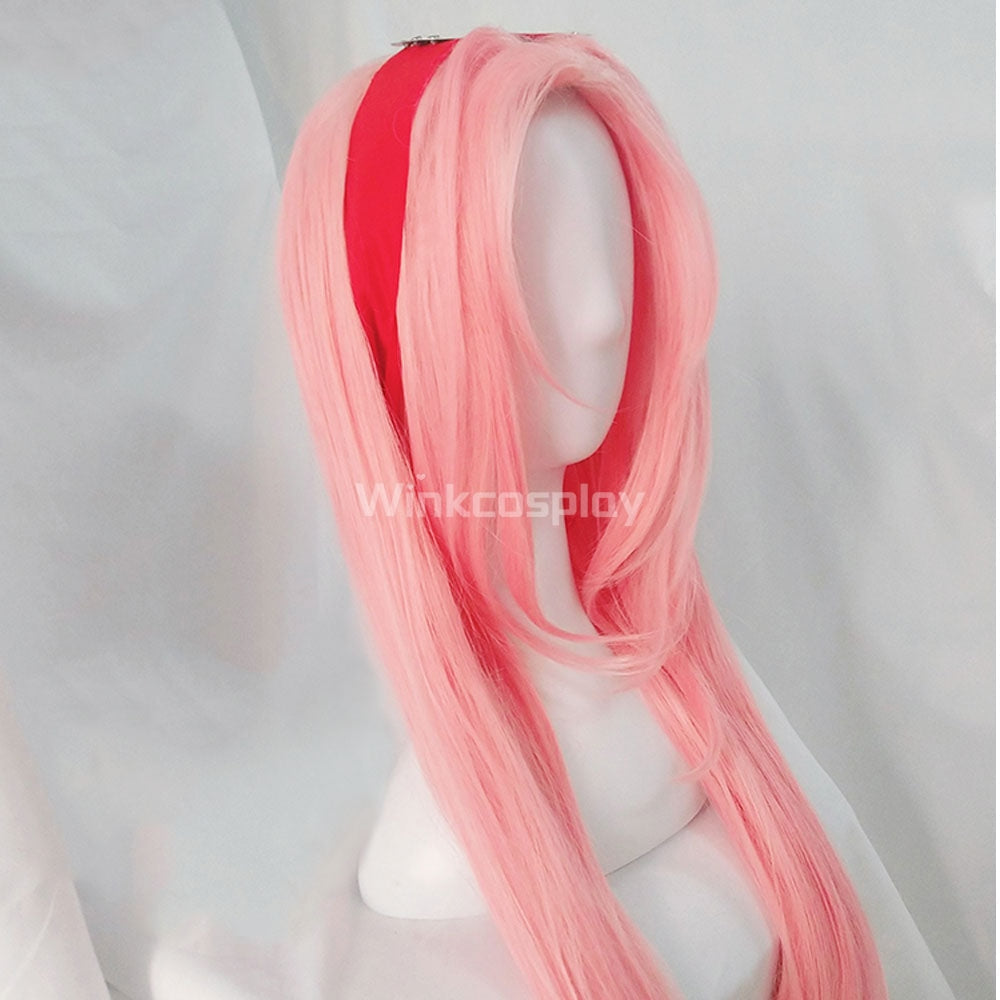 Haruno Sakura from Naruto Halloween Pink Cosplay Wig
