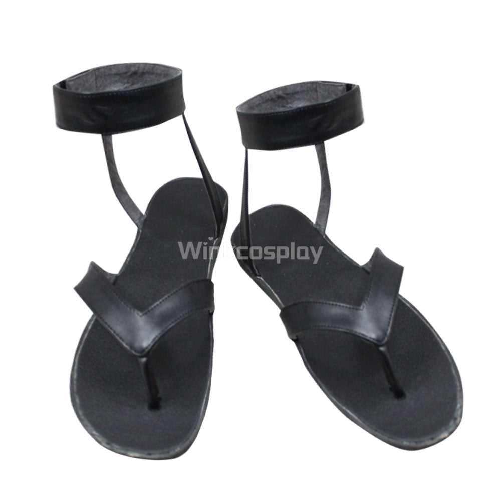 Hashirama Senju from Naruto Halloween Black Cosplay Shoes - Winkcosplay