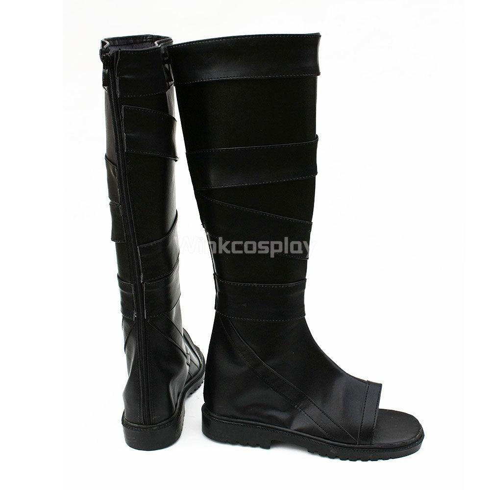Hatake Kakashi from Naruto Halloween Black Shoes Cosplay Boots - Winkcosplay