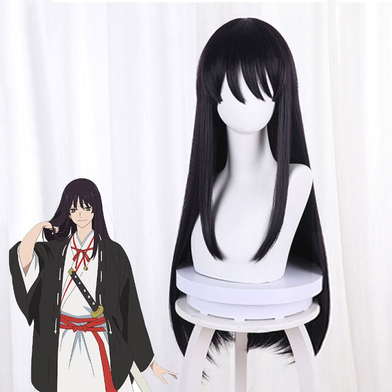 Hell's Paradise: Jigokuraku Yamada Asaemon Toma Aza Tōma Deep Purple Cosplay Wig