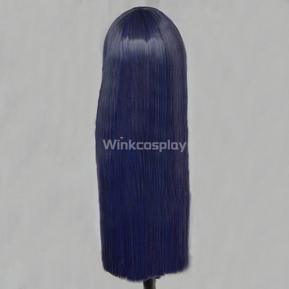 Hinata Hyuga from Naruto Halloween Blue Cosplay Wig