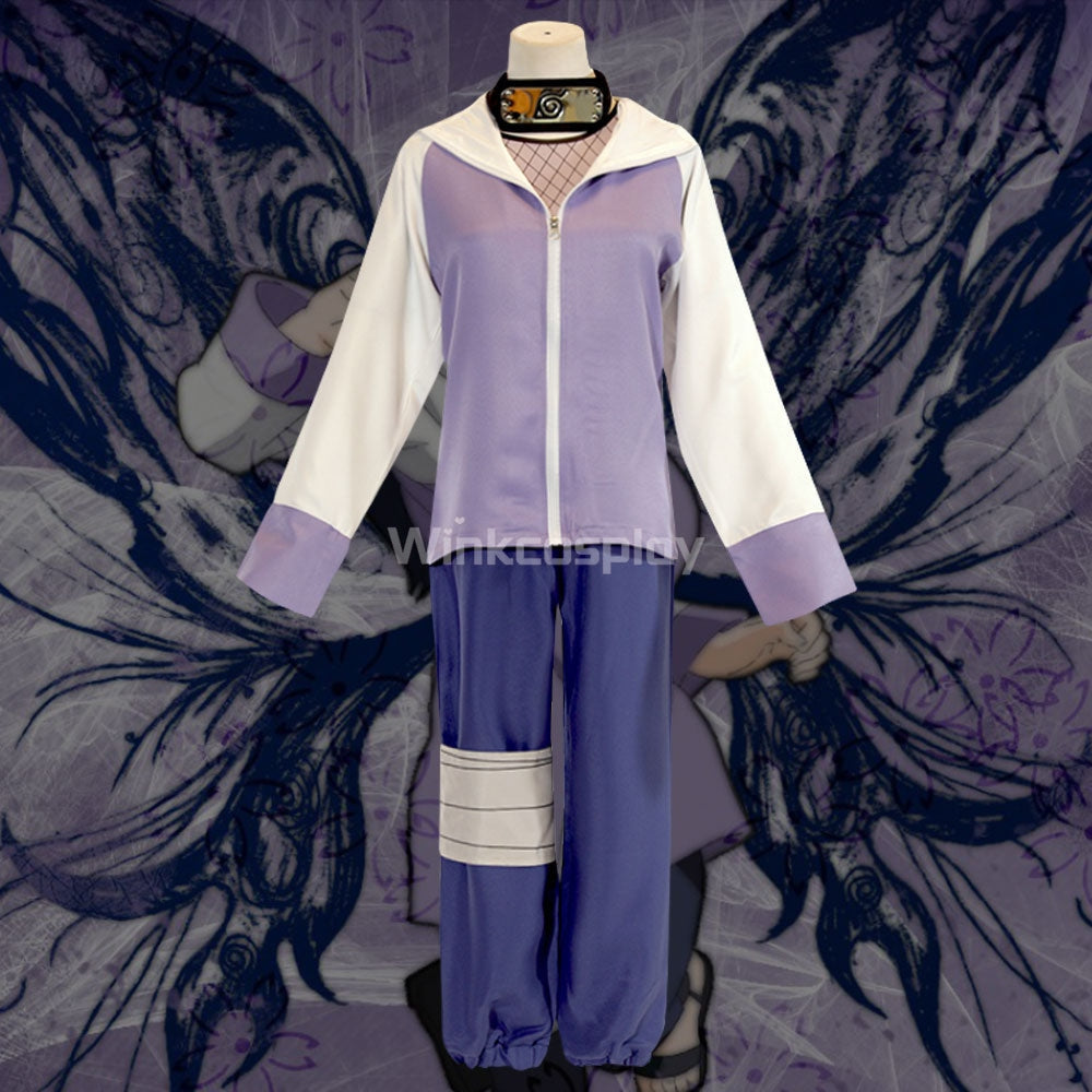 Hinata Hyuga from Naruto Halloween Cosplay Costume - D Edition - Winkcosplay