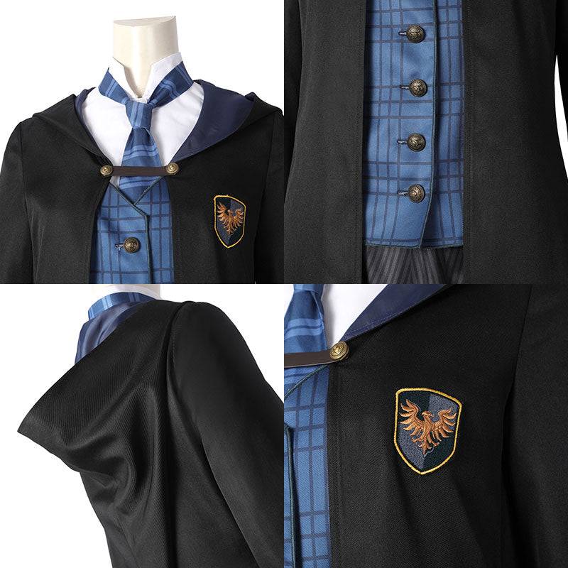 Hogwarts Legacy Ravenclaw Female School Uniforms Cosplay Costume