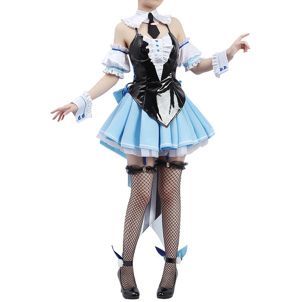 Hololive Fantasy Virtual YouTuber Usada Pekora Furi Furi Bunny Dress Bunny Girl Cosplay Costume