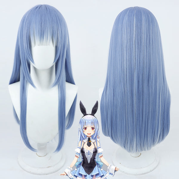 Hololive Fantasy Virtual YouTuber Usada Pekora Furi Furi Bunny Dress Bunny Girl Cosplay Wig A Edition