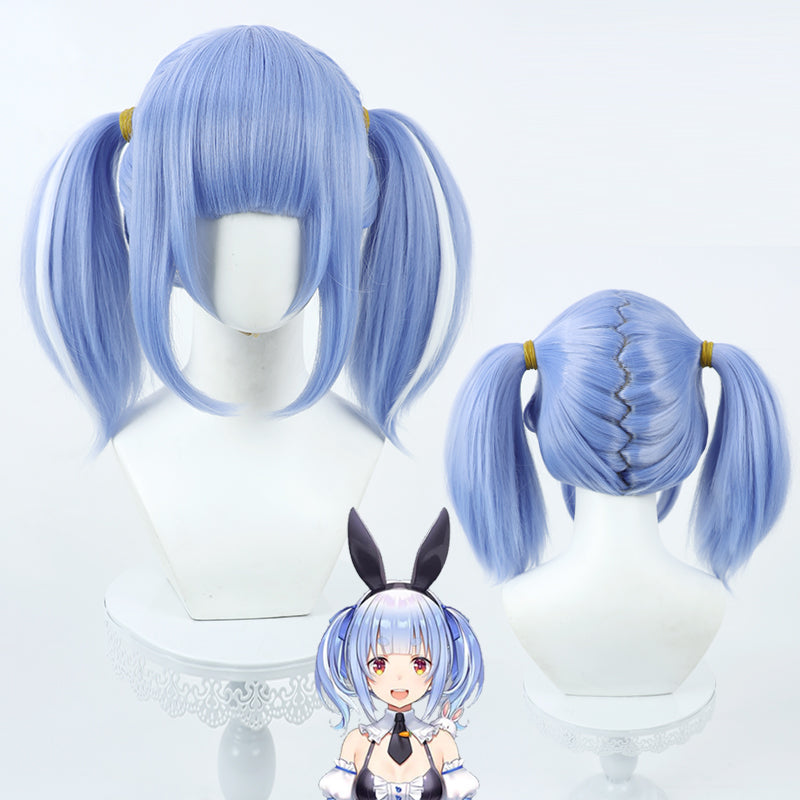 Hololive Fantasy Virtual YouTuber Usada Pekora Furi Furi Bunny Dress Bunny Girl Cosplay Wig B Edition