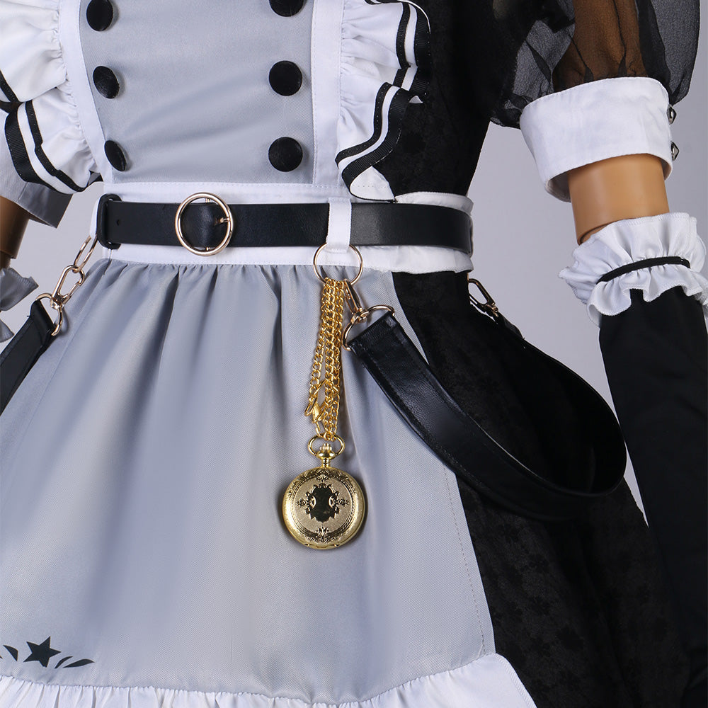 Hololive Virtual YouTuber Hoshimachi Suisei Battle Maid Suisei Cosplay Costume
