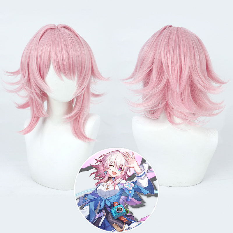 Honkai: Star Rail March 7th Cosplay Wig