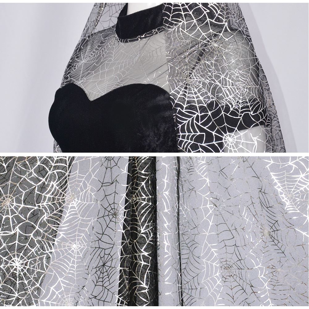 Hotel Transylvania 4 Mavis Dracula Black Wedding Dress Cosplay Costume