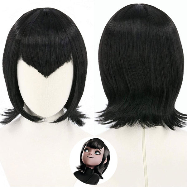 Hotel Transylvania Mavis Dracula Black Cosplay Wig