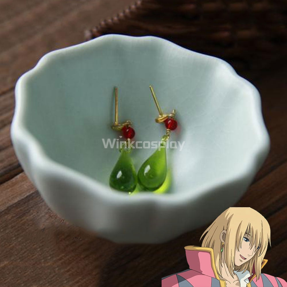 Howl's Moving Castle Howl Ear Stud Ear Clip Cosplay Accessory Prop