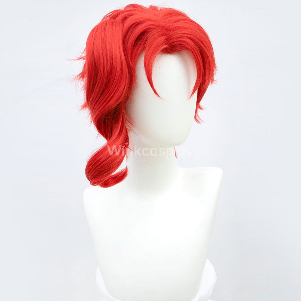 JoJo's Bizarre Adventure: Stardust Crusaders Noriaki Kakyoin Halloween Red Cosplay Wig