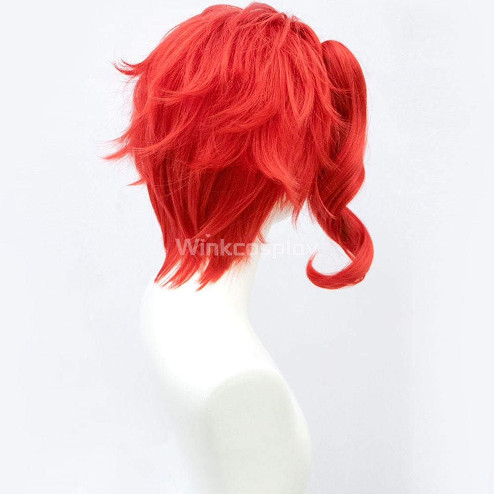 JoJo's Bizarre Adventure: Stardust Crusaders Noriaki Kakyoin Halloween Red Cosplay Wig