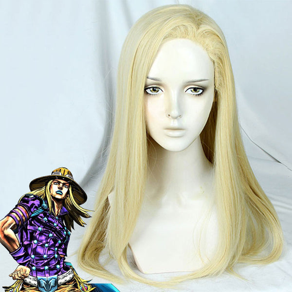 JoJo's Bizarre Adventure Steel Ball Run Gyro Zeppeli Julius Caesar Zeppeli Cosplay Wig