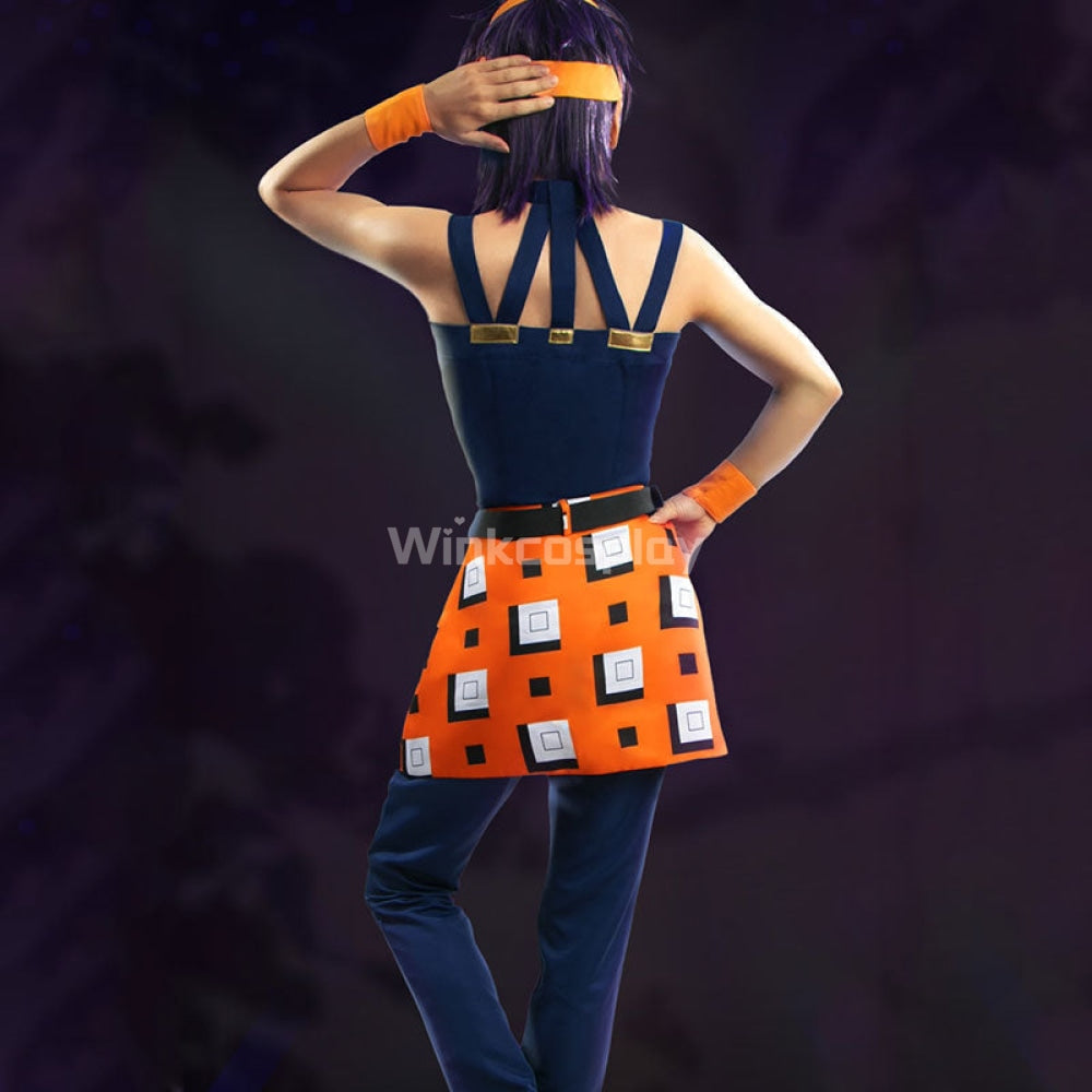 JoJo's Bizarre Adventure: Vento Aureo Golden Wind Narancia Ghirga Halloween Cosplay Costume