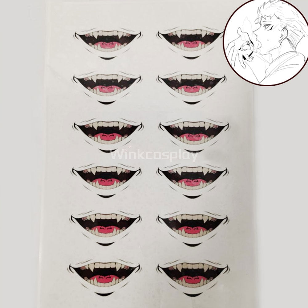 Jujutsu Kaisen Sorcery Fight Toge Inumaki Yuji Itadori Sukuna Ryomen Tattoo stickers Cosplay Accessory Prop