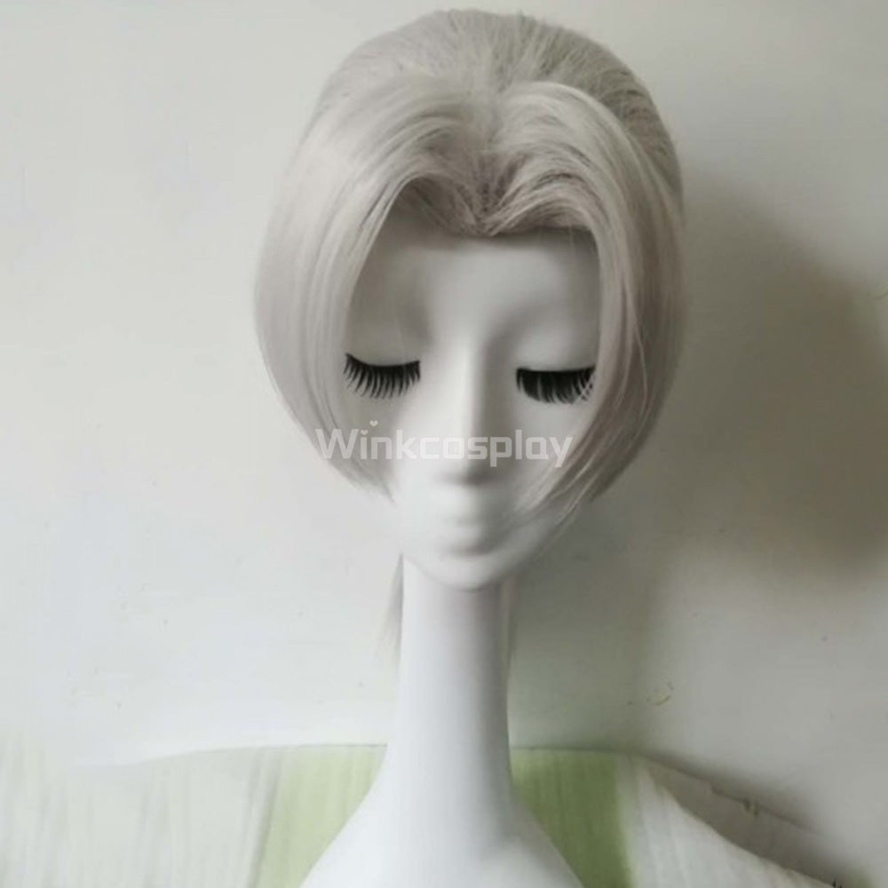 Kabuto Yakushi from Naruto Halloween Silver Cosplay Wig - Winkcosplay