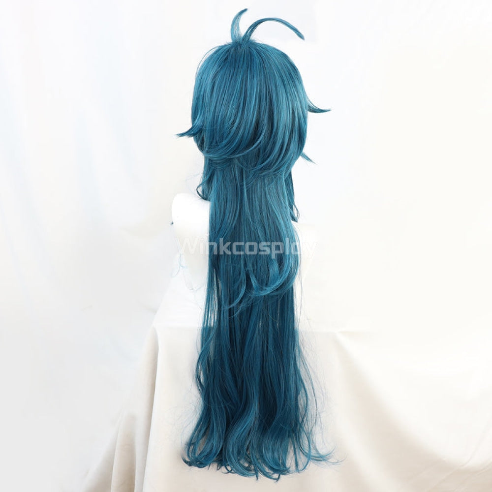 Kaeya from Genshin Impact Halloween Blue Cosplay Wig - Winkcosplay