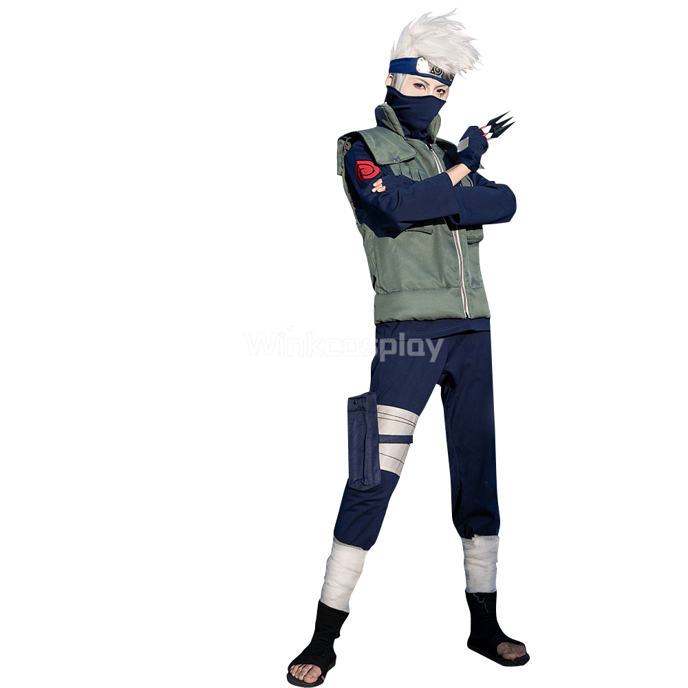 Kakashi Hatake from Naruto Halloween Cosplay Costume