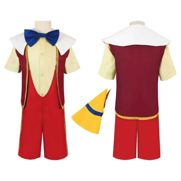 Kids Size 2022 Guillermo Del Toro's Pinocchio Pinocchio Halloween Cosplay Costume