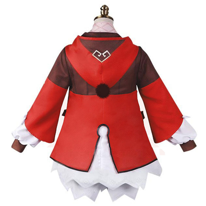 Kids Size Genshin Impact Klee Halloween Cosplay Costume