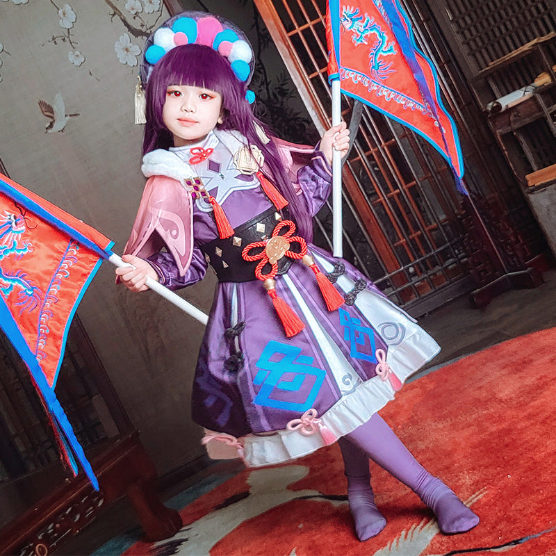 Kids Size Genshin Impact Yunjin Halloween Cosplay Costume