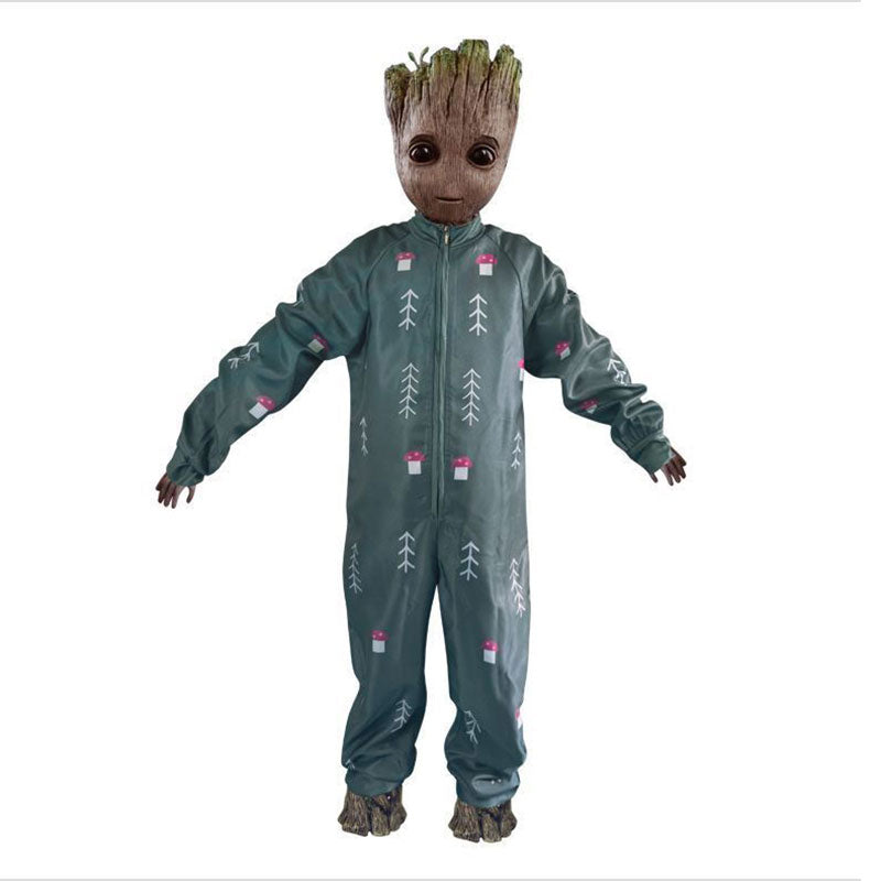 Kids Size TV Series 2022 I Am Groot Guardians of the Galaxy Groot Halloween Cosplay Costume