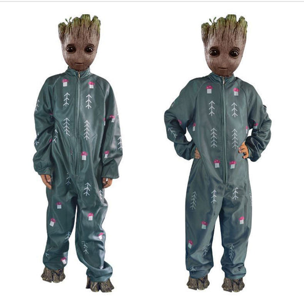 Kids Size TV Series 2022 I Am Groot Guardians of the Galaxy Groot Halloween Cosplay Costume