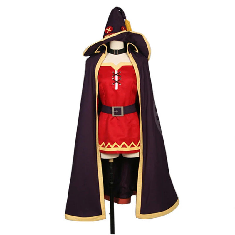Konosuba: God's Blessing on This Wonderful World! Kono Subarashii Sekai ni Shukufuku wo! Megumin Cosplay Costume