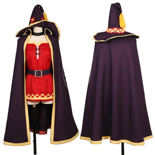 Konosuba: God's Blessing on This Wonderful World! Kono Subarashii Sekai ni Shukufuku wo! Megumin Cosplay Costume