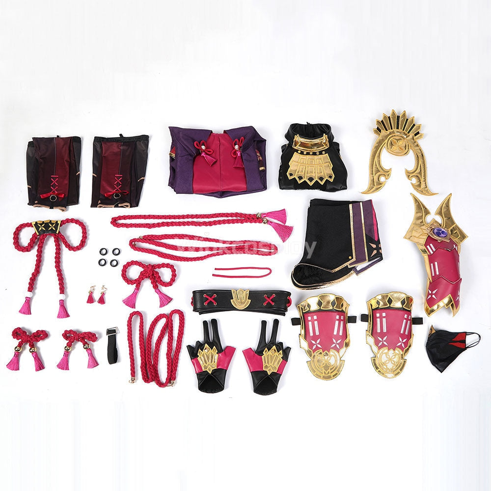 Genshin Impact Kuki Shinobu Cosplay Costume - Winkcosplay