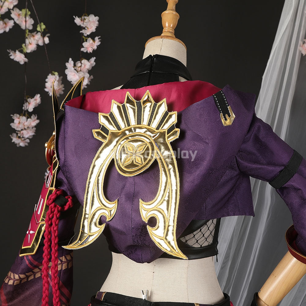 Genshin Impact Kuki Shinobu Cosplay Costume - Winkcosplay