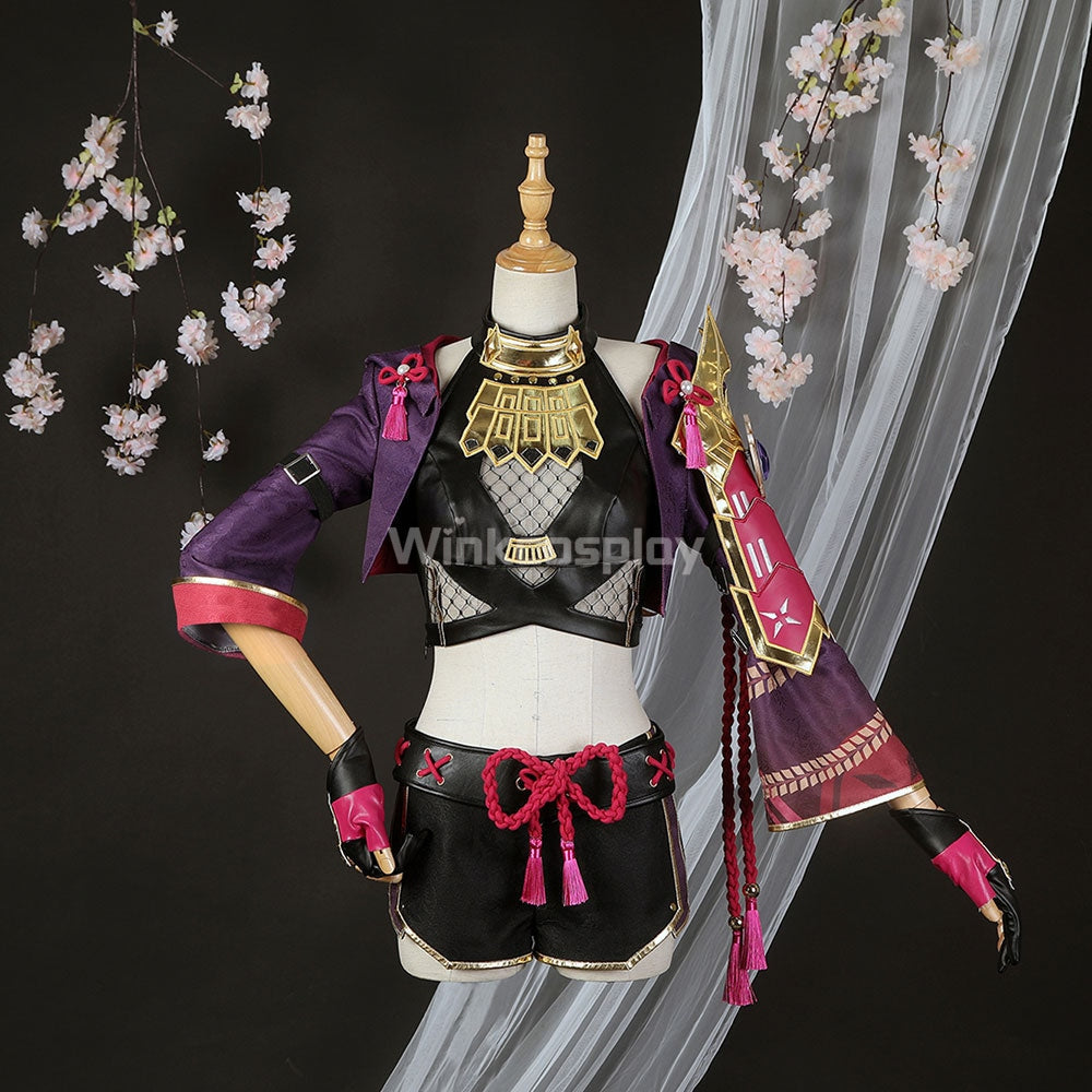 Genshin Impact Kuki Shinobu Cosplay Costume - Winkcosplay