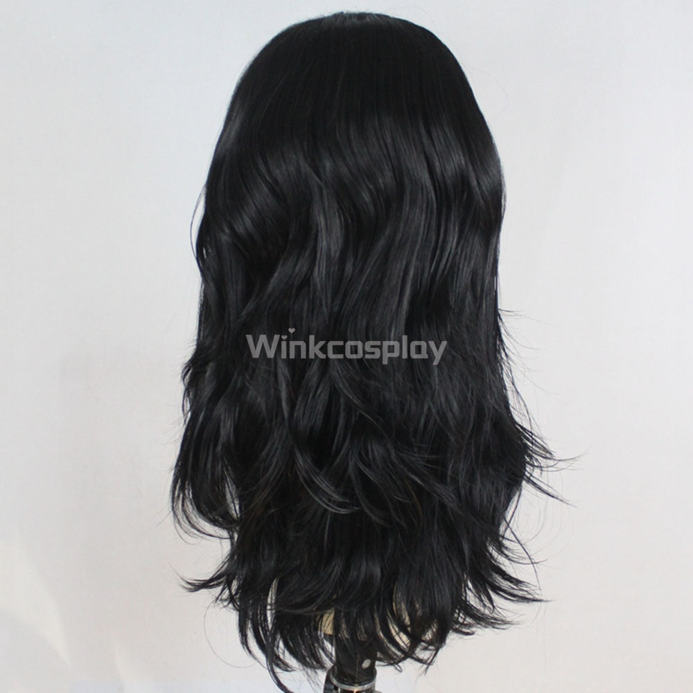 Kurenai Yuhi Sarutobi Kurenai from Naruto Halloween Black Cosplay Wig - Winkcosplay