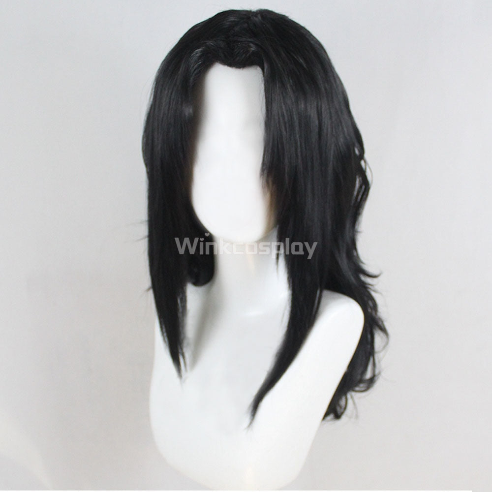 Kurenai Yuhi Sarutobi Kurenai from Naruto Halloween Black Cosplay Wig - Winkcosplay