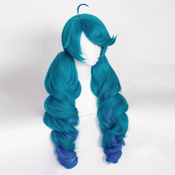League of Legends LOL Gwen Blue Cosplay Wig