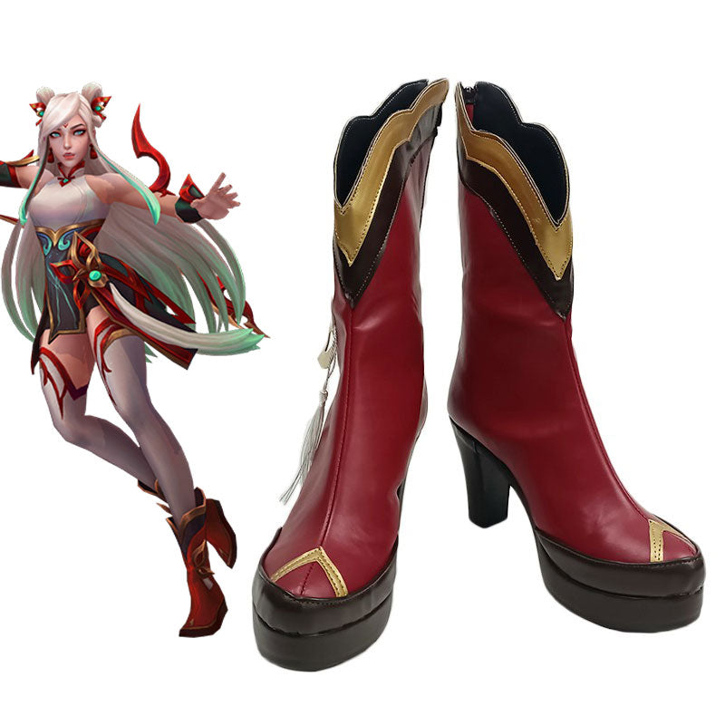 League Of Legends LOL Mythmaker Irelia Cosplay Shoes