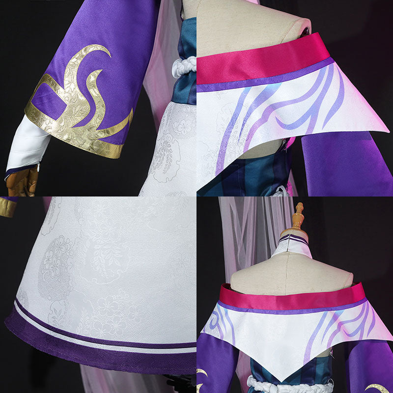 League Of Legends LOL Spirit Blossom Soraka Chromas Cosplay Costume