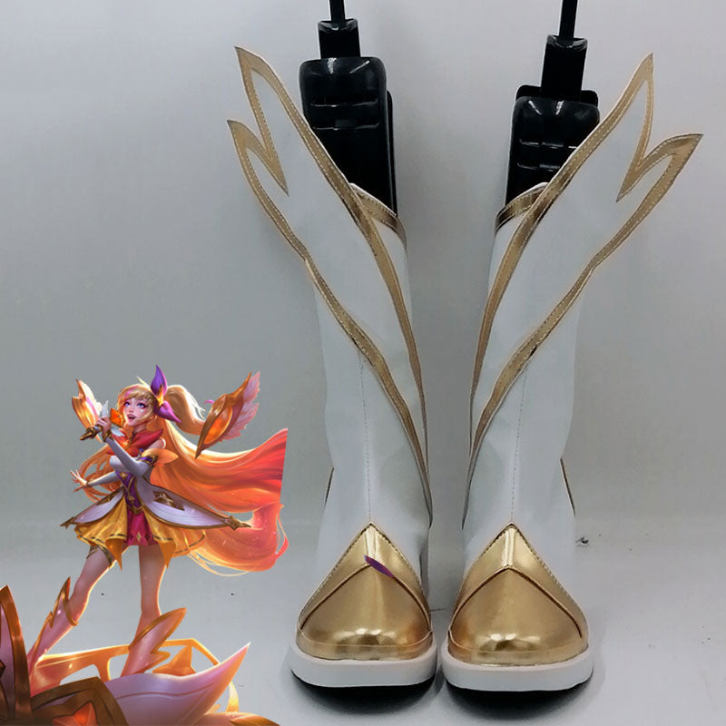League Of Legends LOL Wild Rift Star Guardian Seraphine Shoes Cosplay Boots