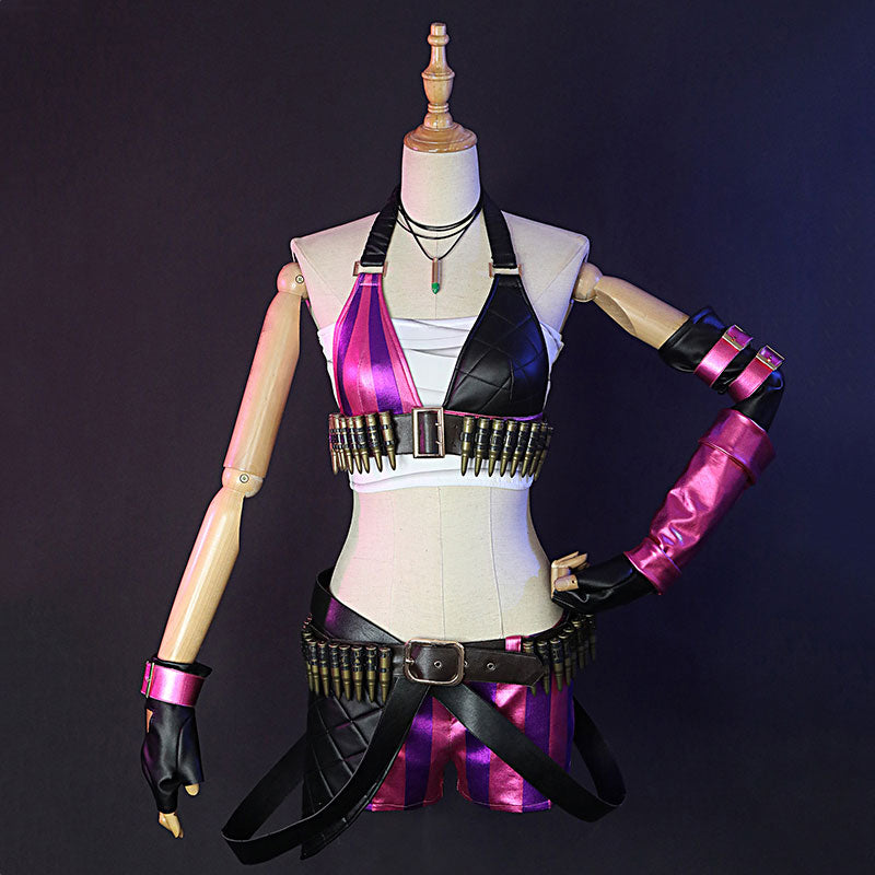 League of Legends LOL Jinx Cosplay Costume