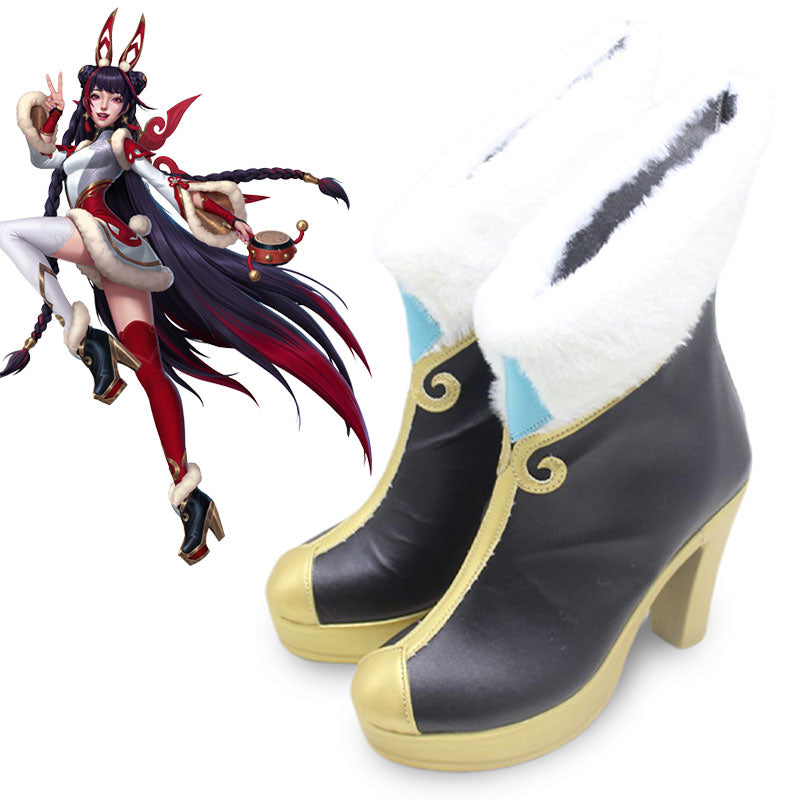 League of Legends LOL Mythmaker Seraphine Cosplay Shoes